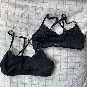 TWO Alo Goddess Bras